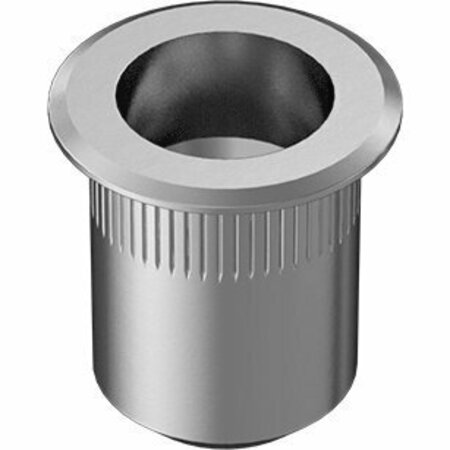 BSC PREFERRED Self Sealing Heavy-Duty Rivet Nut Aluminum 5/16-18 Internal Thread .027 - .150 Thick, 10PK 93484A372
